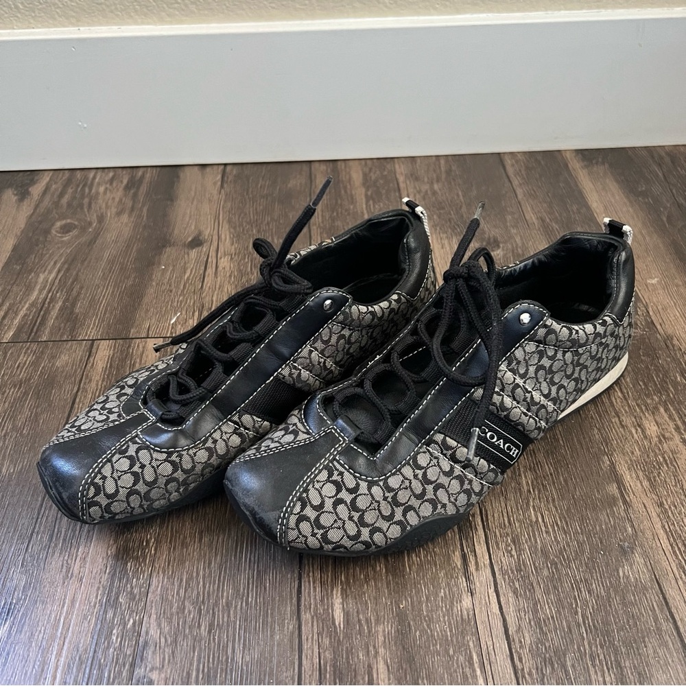 Coach Black and Gray Women's Sneakers